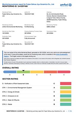 Amfori Bsci Monitoring Summary Report