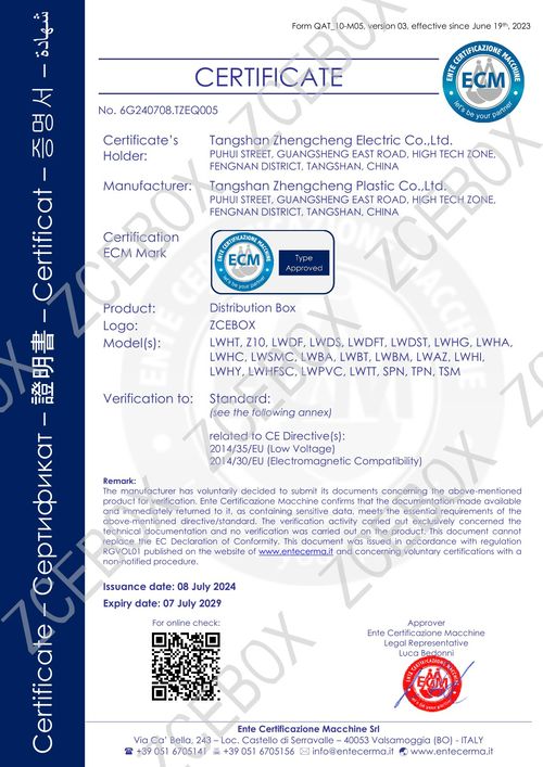 Eu Ce Emc Lvd Dual Directive Certificate