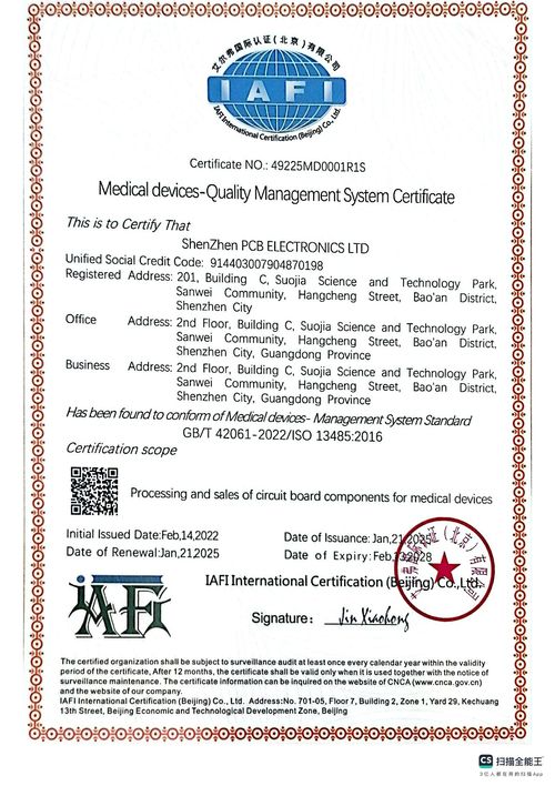 Medical Device Quality Management System Certification