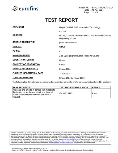 Product Inspection Report