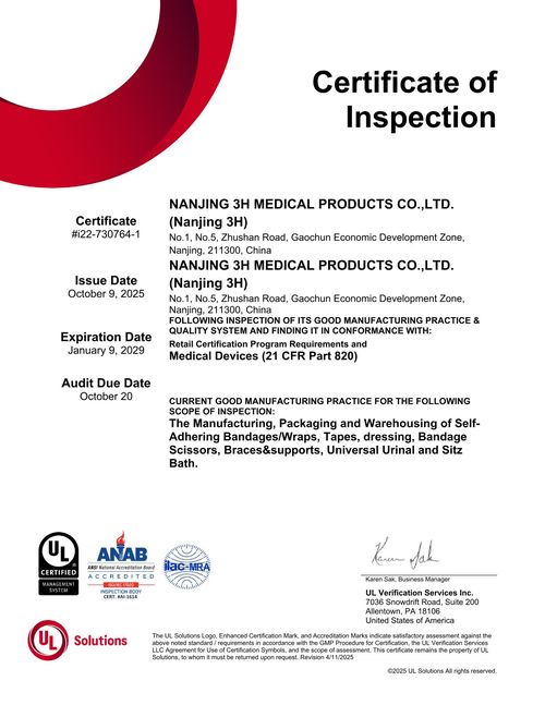 Certificate Of Inspection