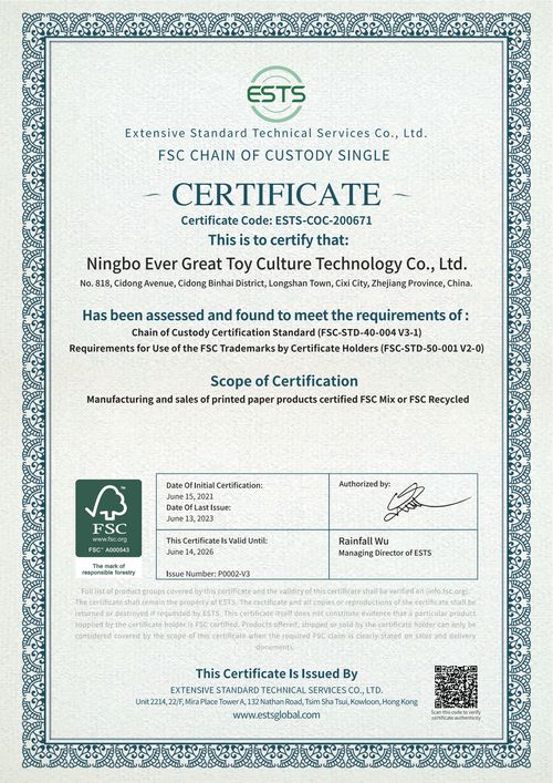 Fsc Chain Of Custody Certification